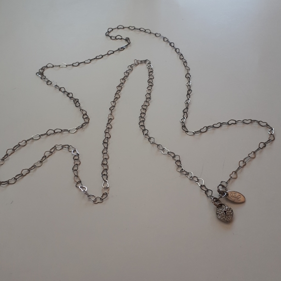 Silver heart wrap necklace - Picture 2 of 4
